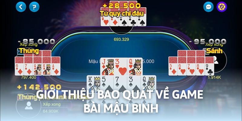 Giới thiệu bao quát về game bài Mậu Binh